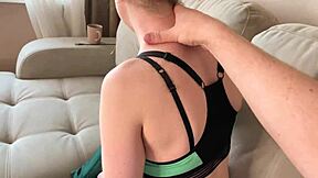 innocent massage for friend's huge tit milf mom turns into bent over doggystyle pussy pounding russian amateur