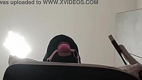 tied blindfolded ballgagged milf throat pussy ass fucked rough??