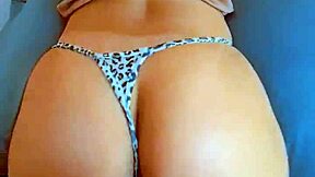 Mysterious brazilian oiled big booty takes bbc pounding doggy style in pov