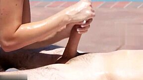 Stepmom's Huge Boobs Bounce in Wild Nuru Massage Bang