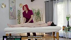 Whitney Wright's Oiled Bubble Butt Massage Turns into Rimming and Lesbian Pussy Lick