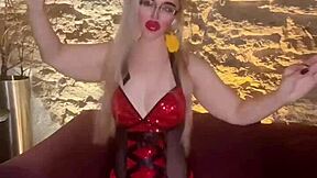 blonde singer goddess controls findom wallet christmas belly dancer domination!