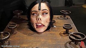 i'm tied tight, fingered hard by my master