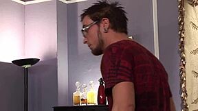 he rescues bike crash girl then fucks shaved pussy at home