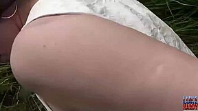 kitty rams double cocks roadside bent over