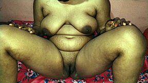 Blindfold game turns hot with Indian bhabhi's tits?