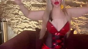 blonde singer goddess controls findom wallet christmas belly dancer domination!