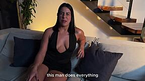 kylei ellish latina milf takes full bbc pounding cowgirl to face cum