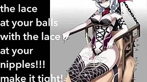 hentai femdom joi with cbt cei and painful instructions for jerking