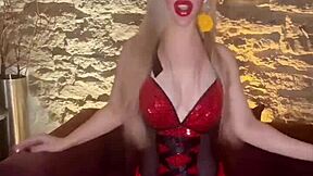 blonde singer goddess controls findom wallet christmas belly dancer domination!
