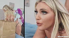roomie tries ballerina's wet mouth on his throbbing cock