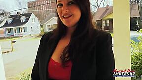 big titted brunette kylie shae rides cock deepthroat swallows cum after rimjob