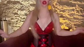 blonde singer goddess controls findom wallet christmas belly dancer domination!