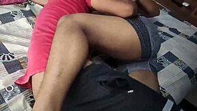 damn this college cutie sneaks off to fuck roommates buff boyfriend hard!