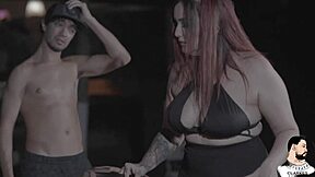 Curvy Latina Christy Gangbang Birthday Bang Outdoor