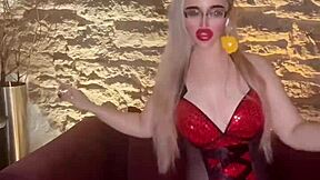 blonde singer goddess controls findom wallet christmas belly dancer domination!