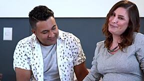 Emme White Pleasures Pregnant Body with Loupan's Huge Cock!