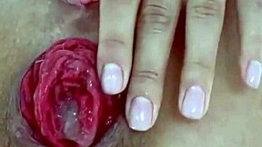 Juicy milf asshole prolapses in extreme close-up assplay