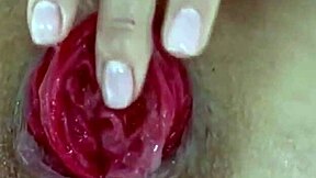 Juicy milf asshole prolapses in extreme close-up assplay