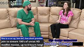 oh god dr tampa's humiliating entrance exam fingers lilly jade backstage!