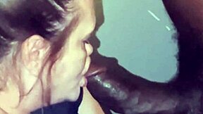 Can you believe this bimbo deepthroats thick black monster cock so good!