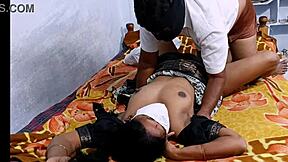 Desihotcouple Indian Wife Sucks Boobs Licks Pussy