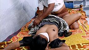 Desihotcouple Indian Wife Sucks Boobs Licks Pussy