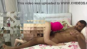 Latina Teen Fucks Big Natural Tits Ass in Sexy Lingerie