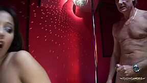 Naughty Stripper Romana's Tease Ignites Raunchy Threesome With Cum-Hungry Ride