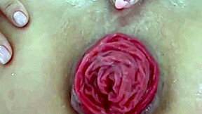 Juicy milf asshole prolapses in extreme close-up assplay