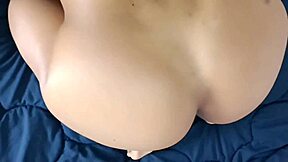 Morena in tight jeans gives hot oral then tight pussy creampie