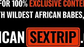 skinny petite ebony milf with small saggy tits bent over drilled deep doggystyle by hung american tourist big black cock