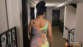 Curvy Milf Jaylene Rio's birthday turns into massive clit-licking interracial passion