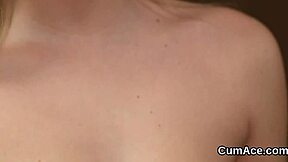 Whoa spicy model slurps up every jizz shot facial swallow!