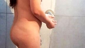 hubby's best friend surprised me in shower made me suck dick and cum on face?