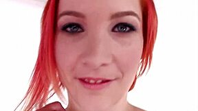 katie kinns takes big cock deep down her throat and swallows cum