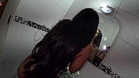 Fresh Brazilian Amateurs Start Steamy Shower Orgy