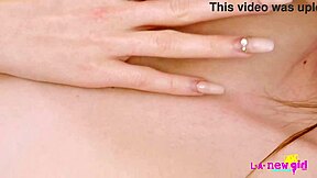 pretty petite brunette baby girl strips naked for daddy close-up casting interview on sofa
