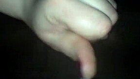 damn this amateur in pantyhose lingerie gives a quick cum handjob explosion