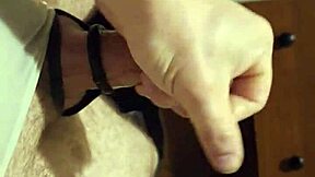 early morning solo masturbation jerk session with big cock explosion