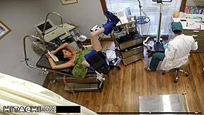 Hey, that troubled teen Yesenia Sparkles is shaking from those mandatory Hitachi orgasms the doctor forces on her in Tampa