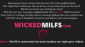 Wicked Stepmom Borrows Stepdaughter's Boyfriend For Big Cock Doggystyle Blowjob Cowgirl 3some Milf Teen