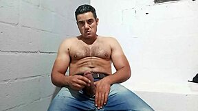 Hairy Yuri Gaúcho Jerks Massive Brazilian Cock