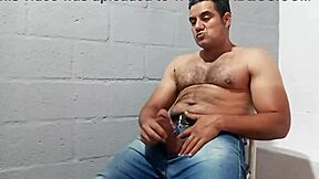 Hairy Yuri Gaúcho Jerks Massive Brazilian Cock