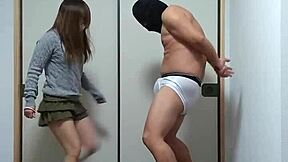 japanese chick kicks balls hard gold heel smash 92 times