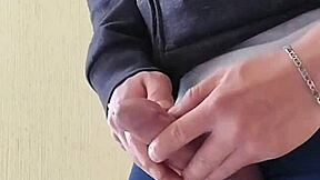 skinny exhibitionist jerks monster cock outdoors in public quickie