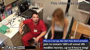 Patient Maria Santos Endures Doctor's Forced Hitachi Orgasms!