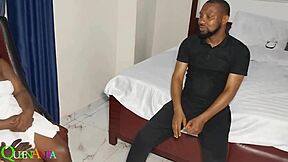 African oga landlord fucks young ebony bbw teens doggystyle threesome cumshot