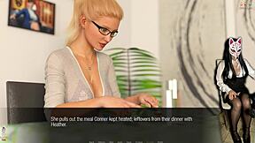 Jessica Oneil's Strap Stockings Upskirt Tease Hard News Episode 33