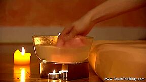 Handjob massage brunette milf feels amazing right now